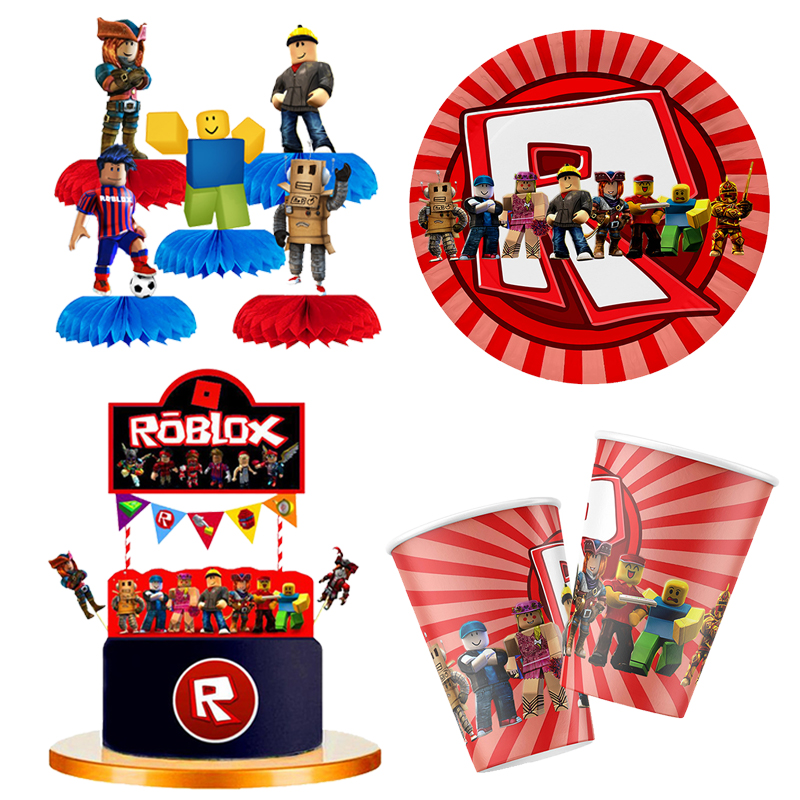 Gaming Accessories Roblox - Тема Roblox, день рождения, искусственная бумажная