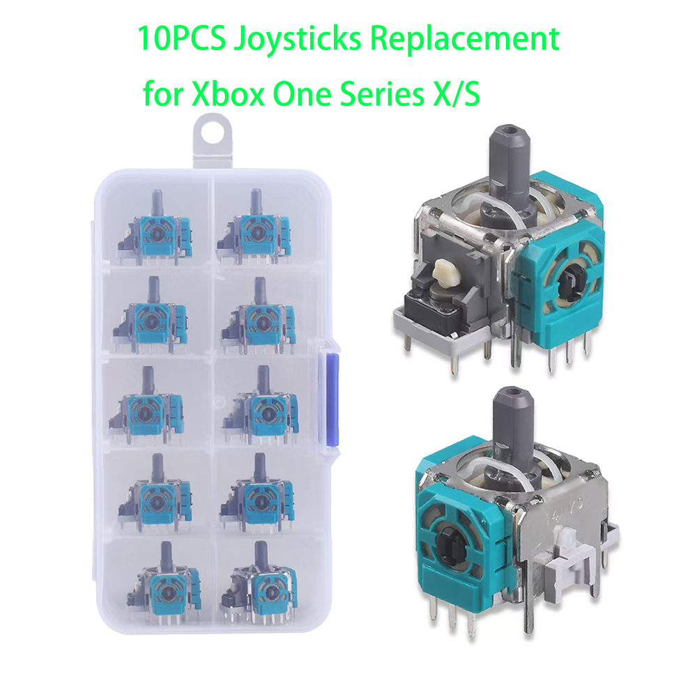 Gaming Accessories Xbox Series X - 10 шт. сменный 3D аналоговый джойстик,