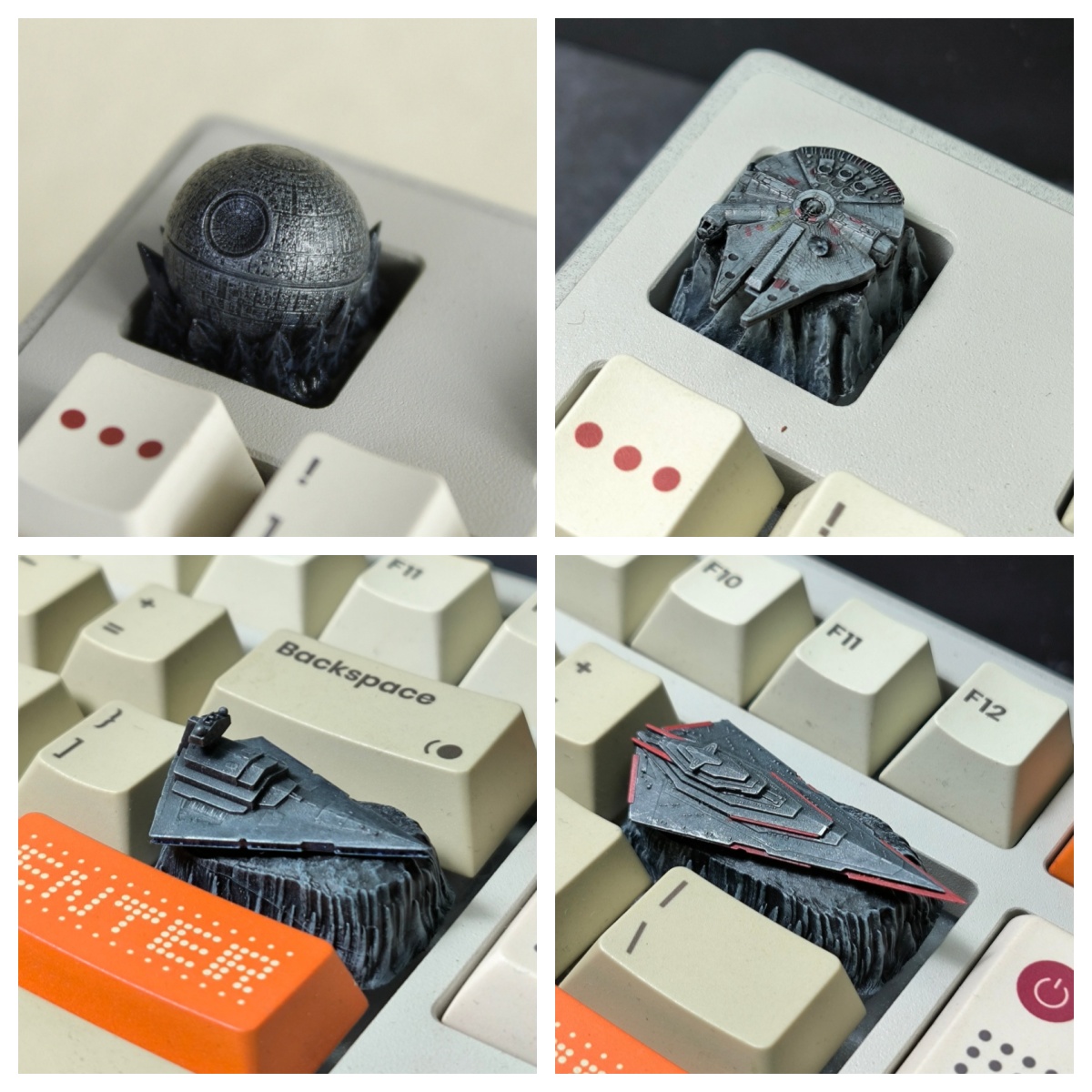 Gaming Accessories To 3D Print - Коллекционная 3D-печатная кастомная кейкап-накладка HCY Death