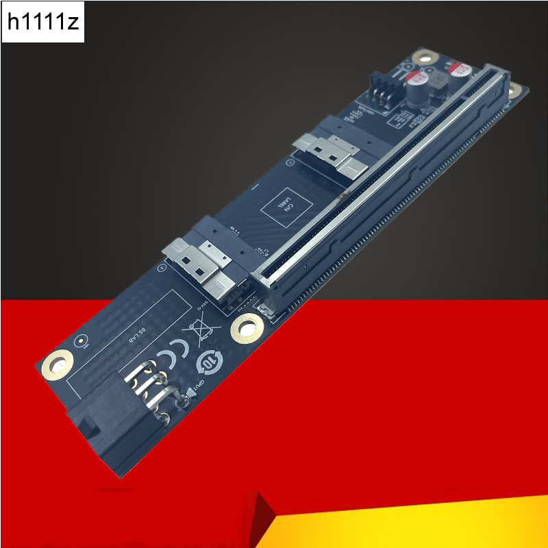 Vertical Gpu Bracket - НОВАЯ 2-портовая карта-адаптер SlimSAS 8i x2