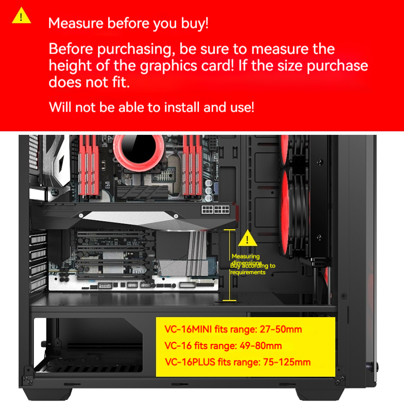 Держатель для видеокарты VC-16 – обзор и цена Vertical Gpu Bracket