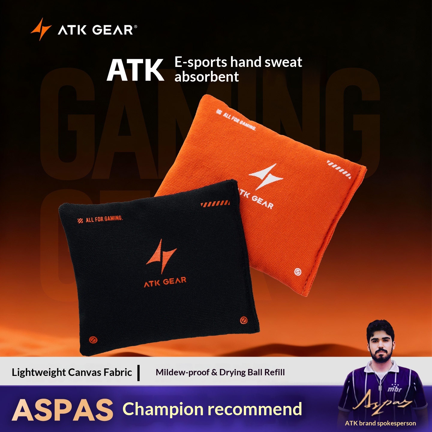 Накладки на ладони ATK Esports – обзор и цена Gaming Accessories Pack