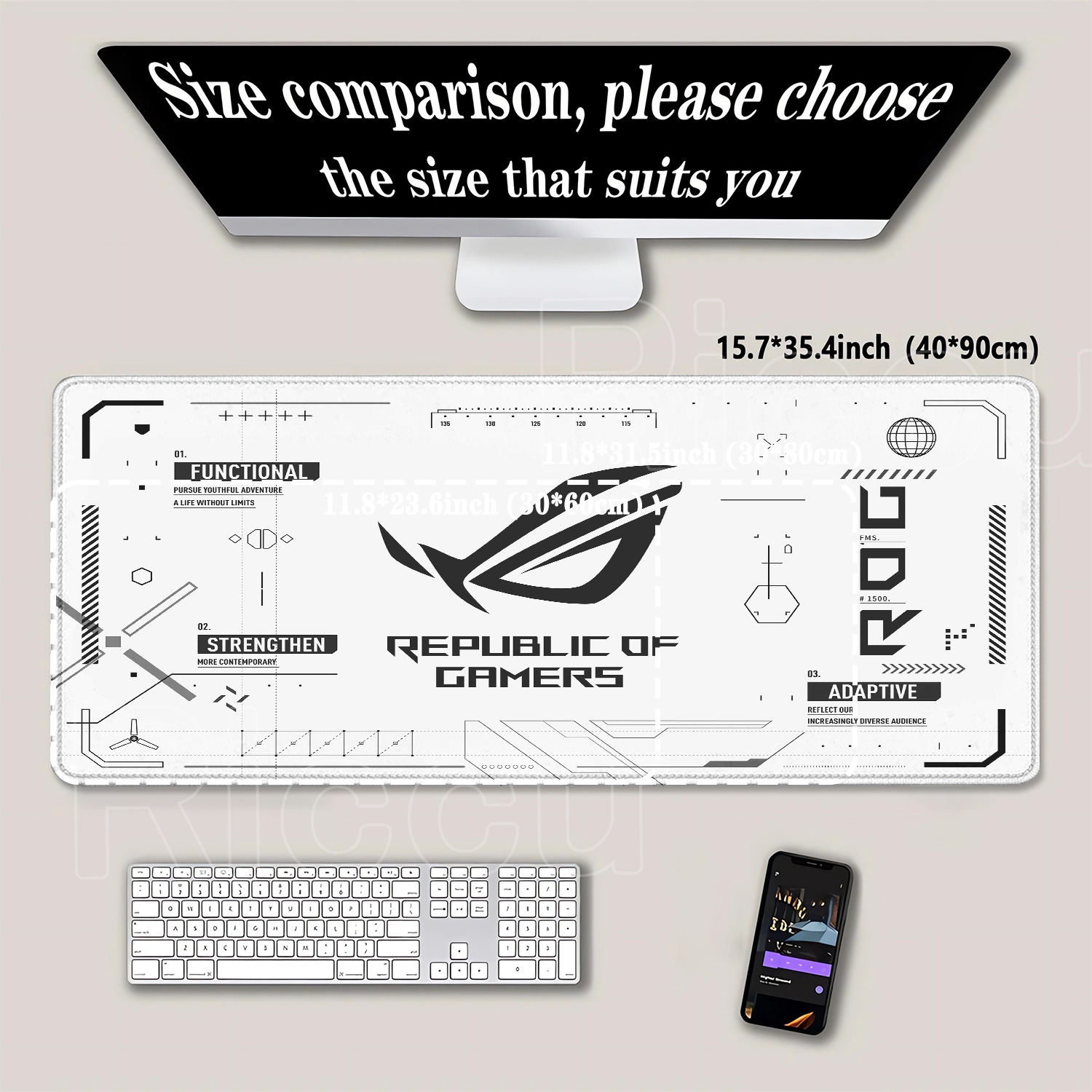 Большой игровой коврик для мыш – обзор и цена Gaming Accessories Asus